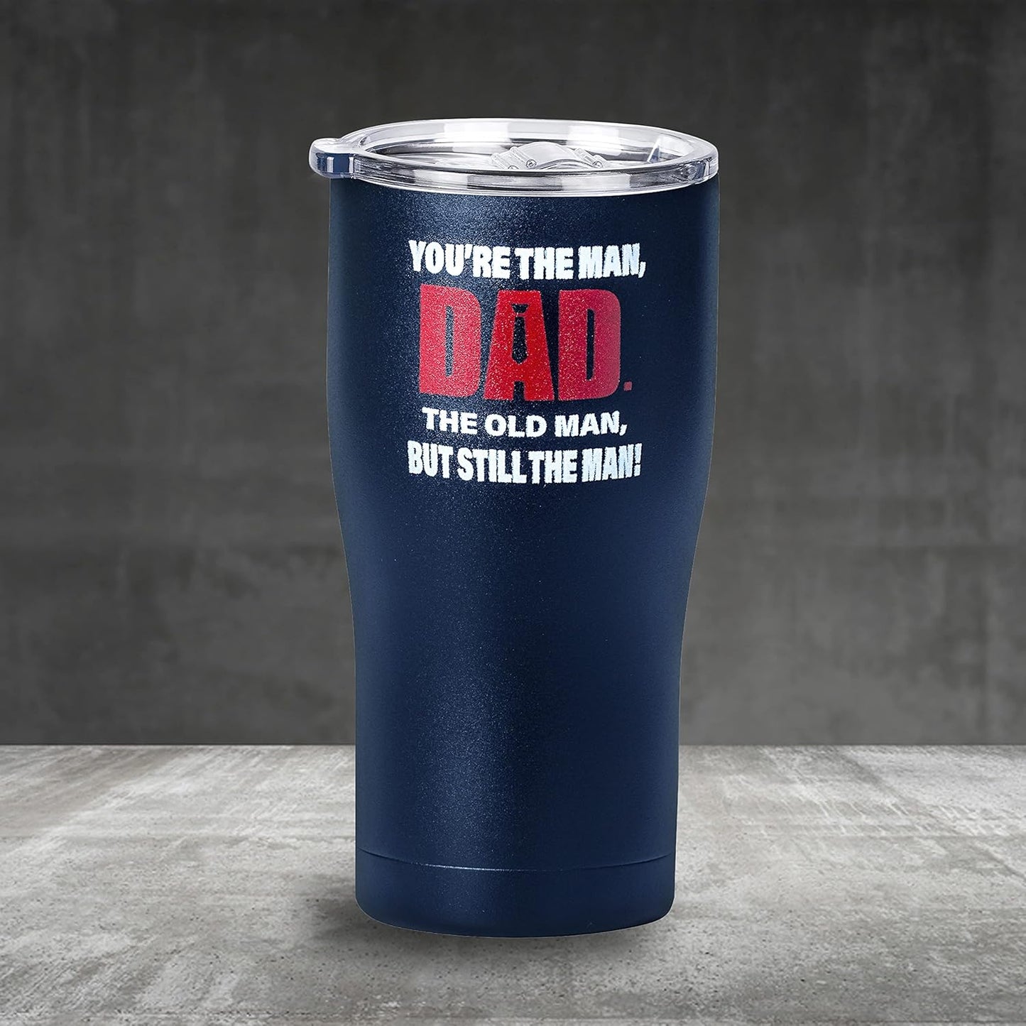 Birthday Gifts for Dad - Dad Tumbler Mug 20 Oz -Dad Gifts - Dad Birthday Gifts from Daughter,Son,Wife - Cool Gifts for Dad from Daughter-Father Gifts Cup-Best Dad Ever Step Dad Gifts Presents Idea (N)