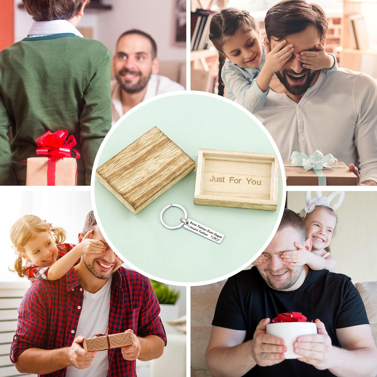 Keychains for Mom, Dad Gift from Brother Daughter Son, Drive Safe Keychain Gift for Women Family Jewelry