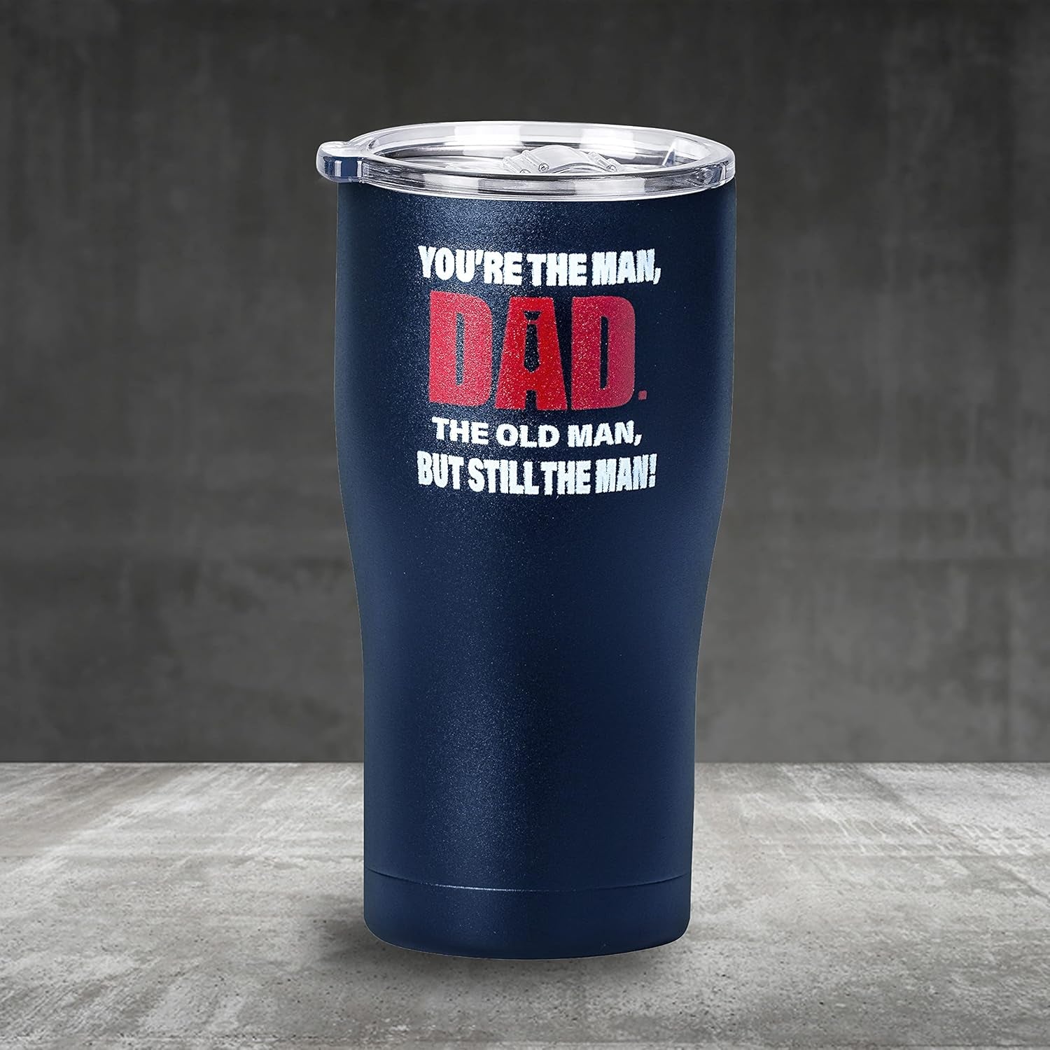 Birthday Gifts for Dad - Dad Tumbler Mug 20 Oz -Dad Gifts - Dad Birthday Gifts from Daughter,Son,Wife - Cool Gifts for Dad from Daughter-Father Gifts Cup-Best Dad Ever Step Dad Gifts Presents Idea (N)