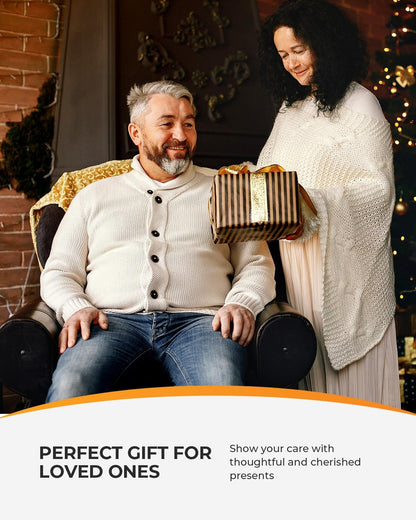 Shiatsu Neck Massager -4D Kneading Back Massager with Heat, FSA HSA Eligible, Father'S Day Gifts for Dad/Women/Men, Deep Kneading Electric Massage Pillow, Massagers for Back and Neck Shoulder