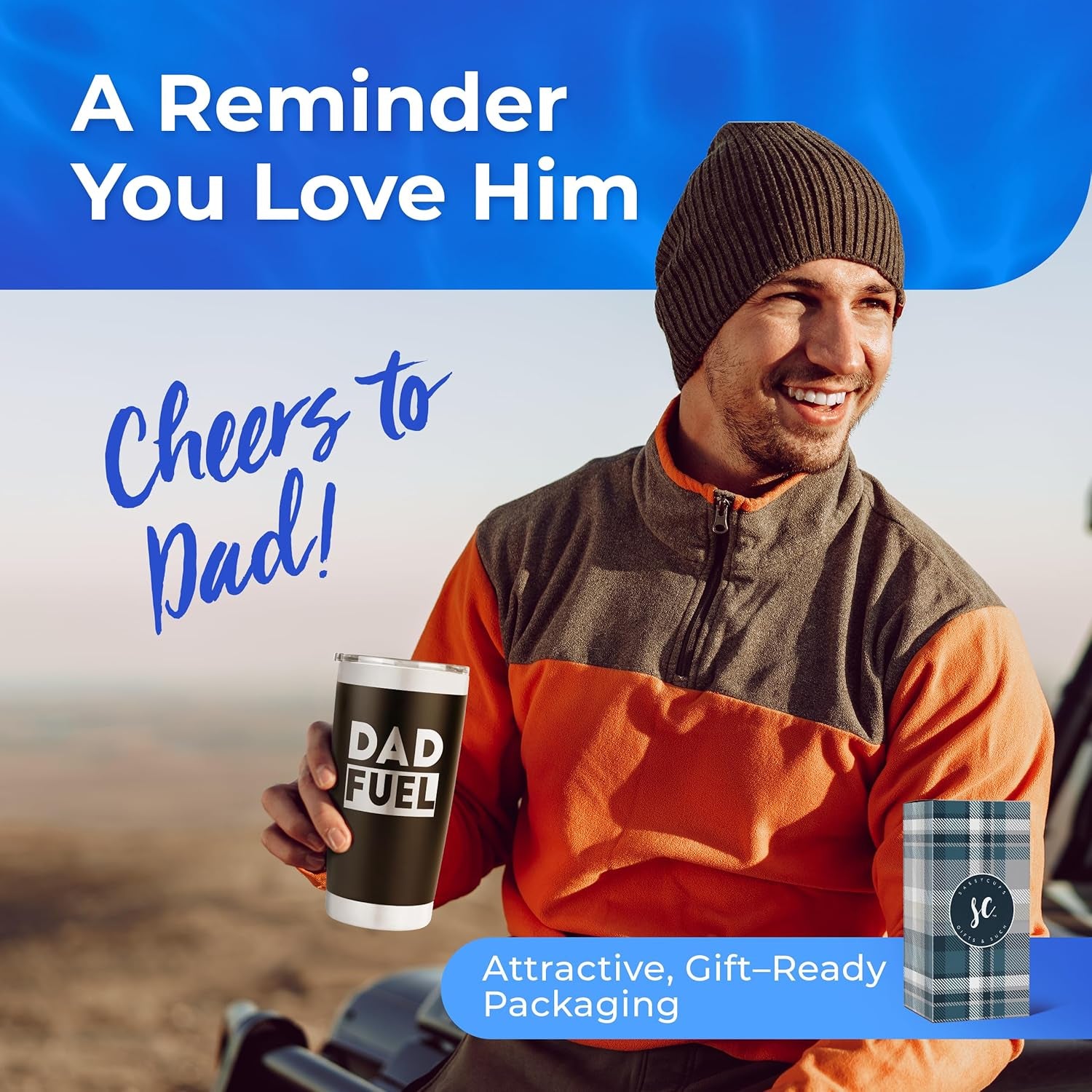Dad Fuel Tumbler - Birthday Gifts for Dad - Dads Birthday Gifts