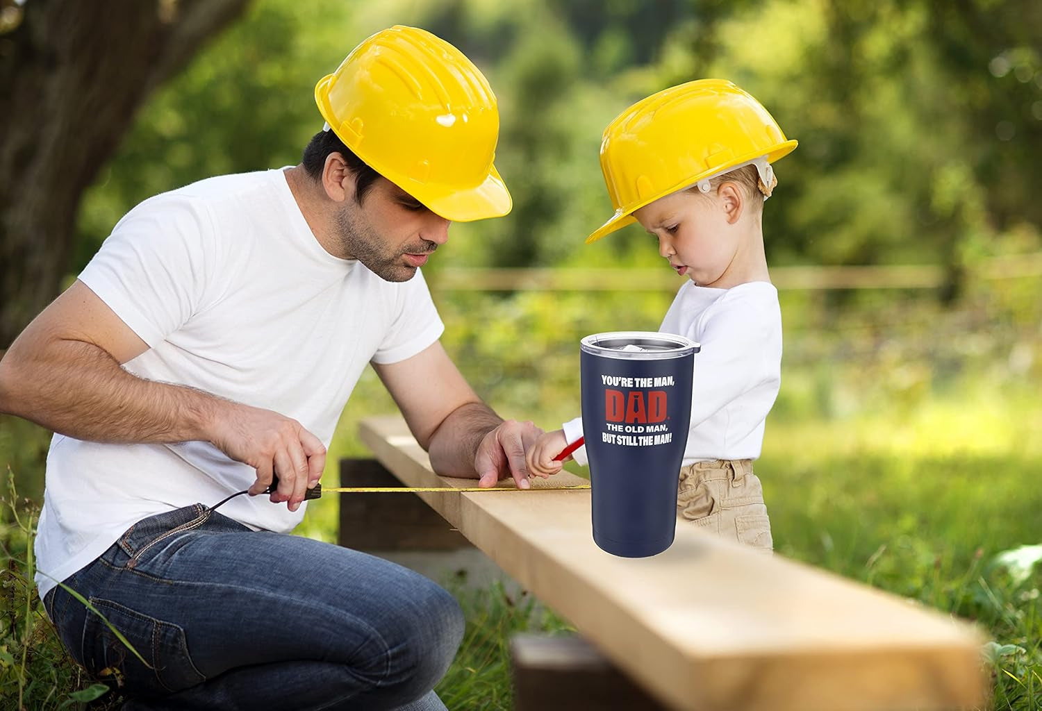 Birthday Gifts for Dad - Dad Tumbler Mug 20 Oz -Dad Gifts - Dad Birthday Gifts from Daughter,Son,Wife - Cool Gifts for Dad from Daughter-Father Gifts Cup-Best Dad Ever Step Dad Gifts Presents Idea (N)