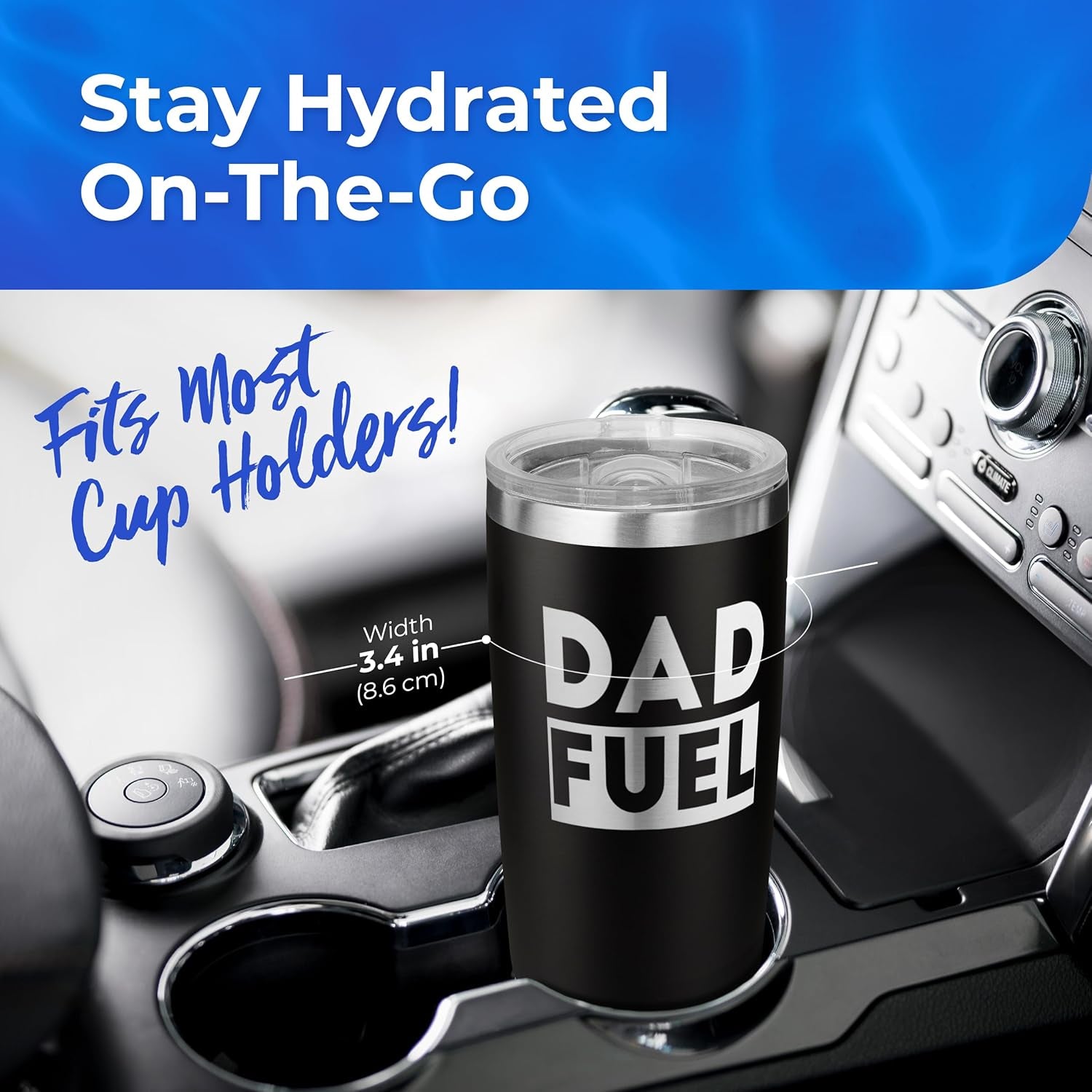 Dad Fuel Tumbler - Birthday Gifts for Dad - Dads Birthday Gifts
